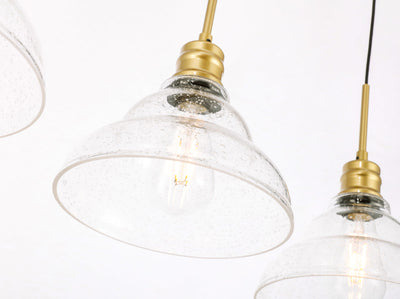 product image for Clive 3 Light Pendant Living District Ld6222Bk 38 25