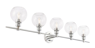 product image for Collier 5 Light Bath Sconces Living District Ld2326Bk 36 48