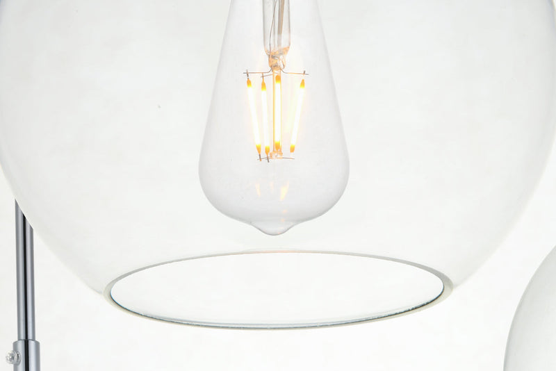 media image for Baxter 3 Light Pendant Living District Ld2208Bk 67 298