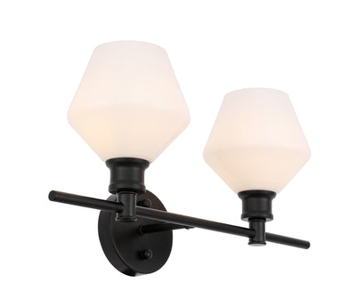 product image for Gene 2 Light Bath Sconces Living District Ld2312Bk 38 79