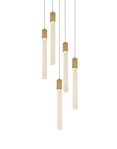 product image for Weston 5 Light Pendant Elegant Lighting 2066D16Bk 12 11