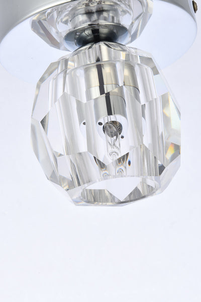 product image for Eren Flush Mount Elegant Lighting 3505F5Bk 11 72