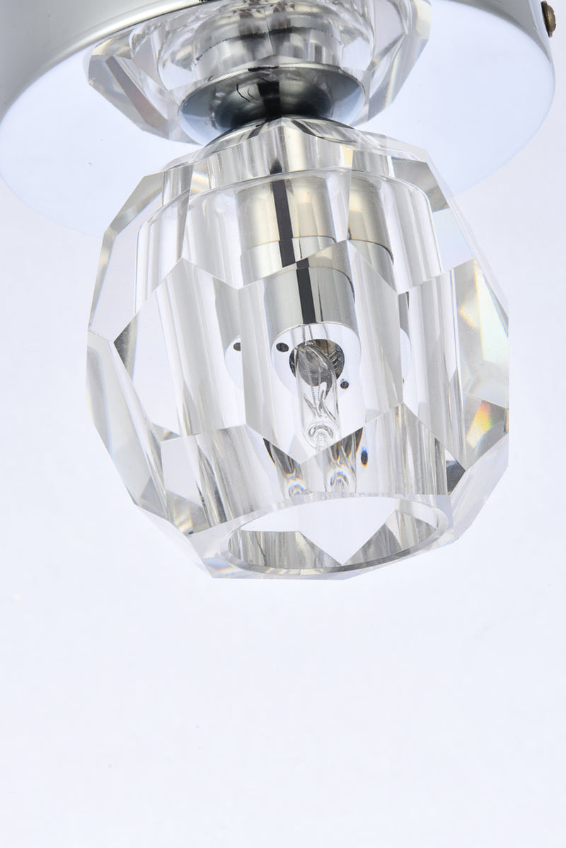 media image for Eren Flush Mount Elegant Lighting 3505F5Bk 11 288