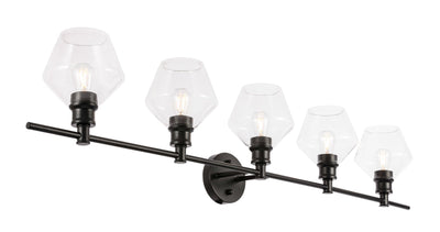 product image for Gene 5 Light Bath Sconces Living District Ld2324Bk 37 71