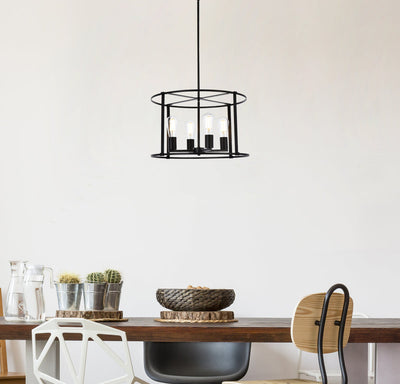 product image for Agnys 4 Light Pendant Living District Ld7057D20Bk 13 66