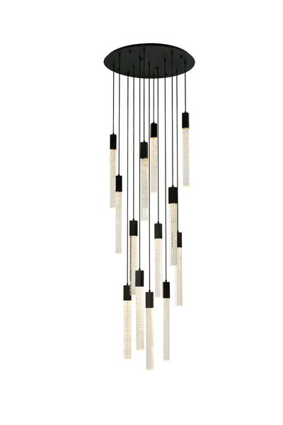 product image for Weston 13 Light Pendant Elegant Lighting 2066G26Bk 4 5