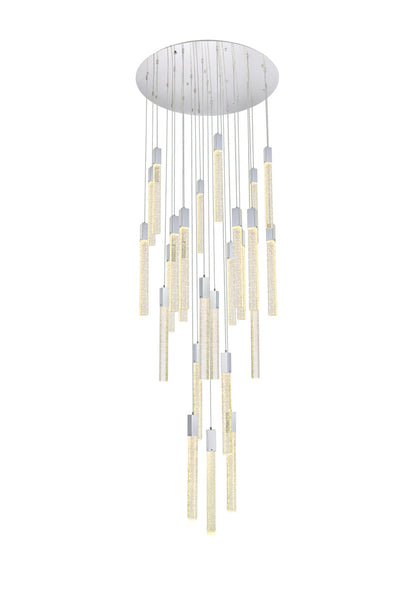 product image for Weston 25 Light Pendant Elegant Lighting 2066G36Bk 11 3