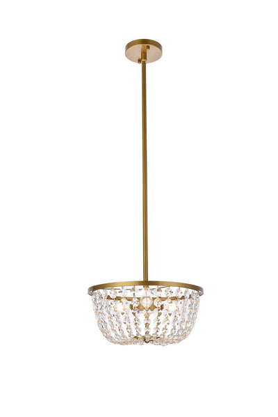 product image for Gianna 3 Light Pendant Elegant Lighting 1114D10Bk 5 0