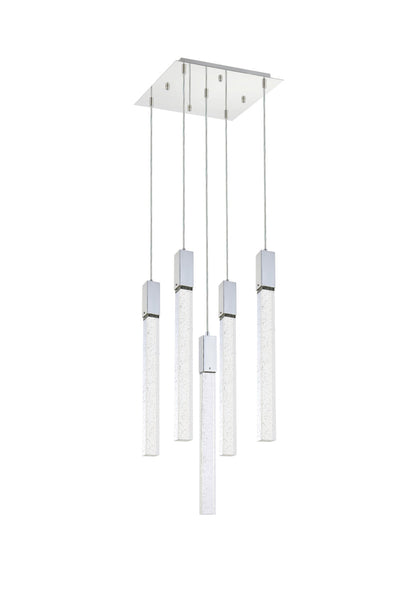 product image for Weston 5 Light Pendant Elegant Lighting 2066D16Bk 47 63