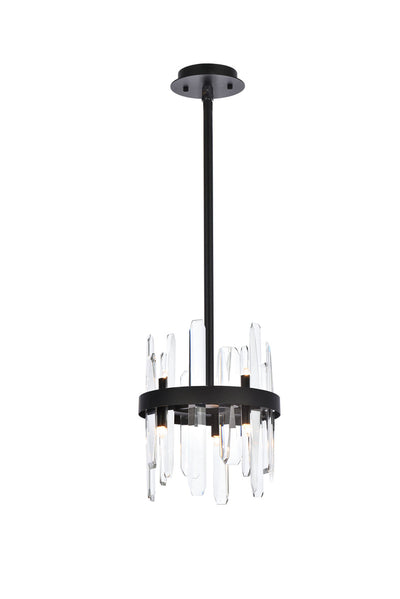 product image for Serena 6 Light Pendant Elegant Lighting 2200D10Bk 1 0