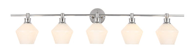 product image for Gene 5 Light Bath Sconces Living District Ld2324Bk 53 45