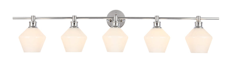 media image for Gene 5 Light Bath Sconces Living District Ld2324Bk 53 214