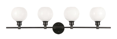 product image for Collier 4 Light Bath Sconces Living District Ld2322Bk 8 50