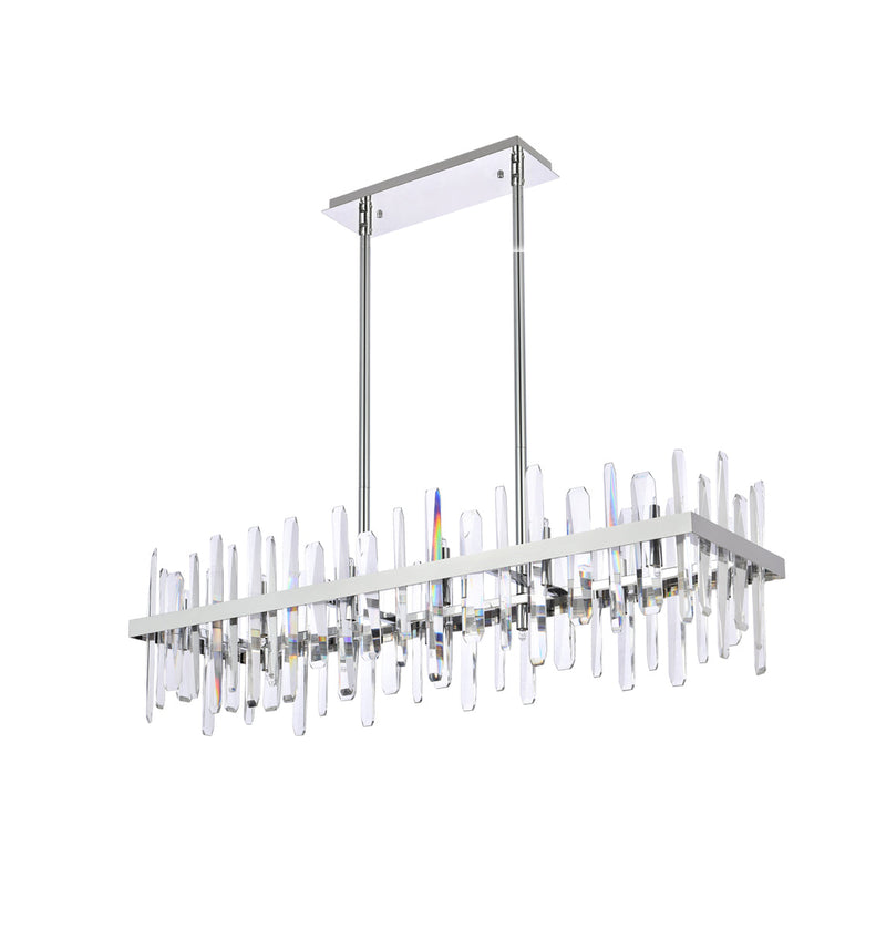 media image for Serena 24 Light Chandelier Elegant Lighting 2200G42Bk 17 296