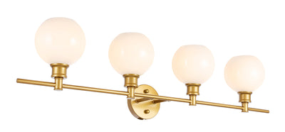 product image for Collier 4 Light Bath Sconces Living District Ld2322Bk 28 41