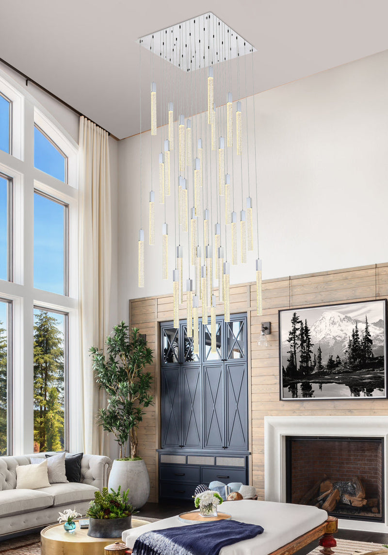 media image for Weston 36 Light Pendant Elegant Lighting 2066G42Bk 23 297