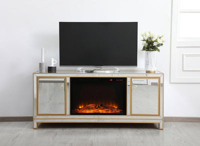 product image for Reflexion Tv Cabinet With Fireplace Elegant Decor Mf701G F1 25 45