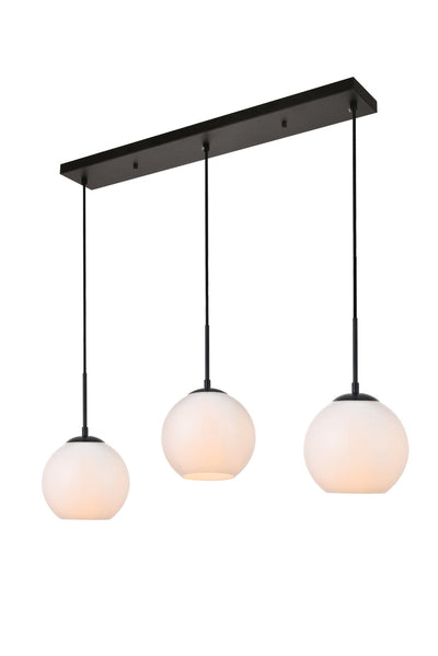 product image for Baxter 3 Light Pendant Living District Ld2208Bk 30 43