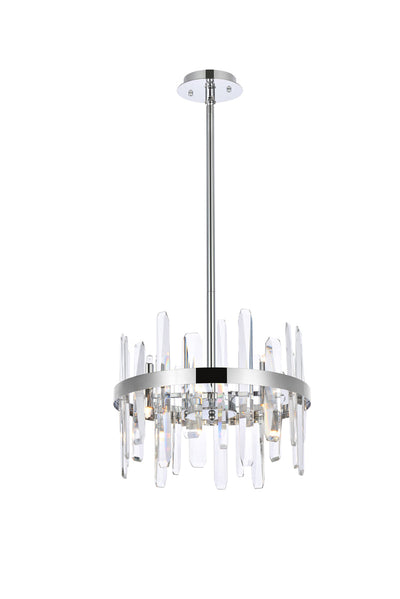 product image for Serena 8 Light Pendant Elegant Lighting 2200D16Bk 2 37