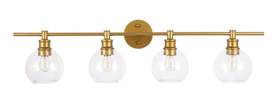 product image for Collier 4 Light Bath Sconces Living District Ld2322Bk 57 12