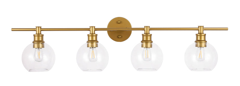 media image for Collier 4 Light Bath Sconces Living District Ld2322Bk 57 244