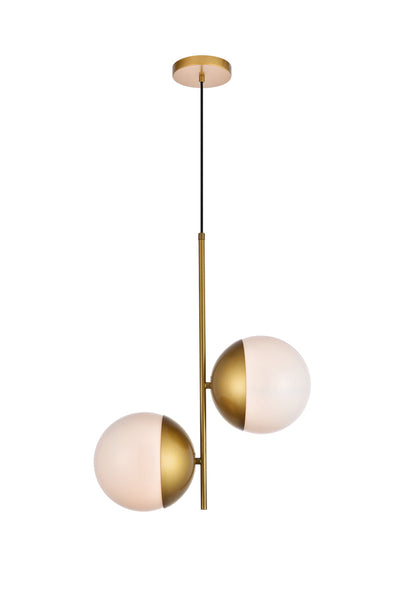 product image for Eclipse 2 Light Pendant Living District Ld6116Bk 3 36