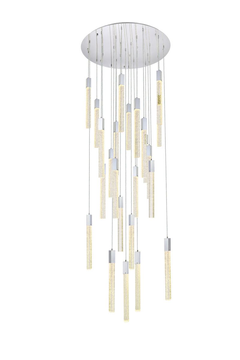 media image for Weston 25 Light Pendant Elegant Lighting 2066G36Bk 5 240