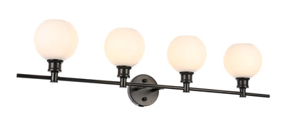 product image for Collier 4 Light Bath Sconces Living District Ld2322Bk 14 45