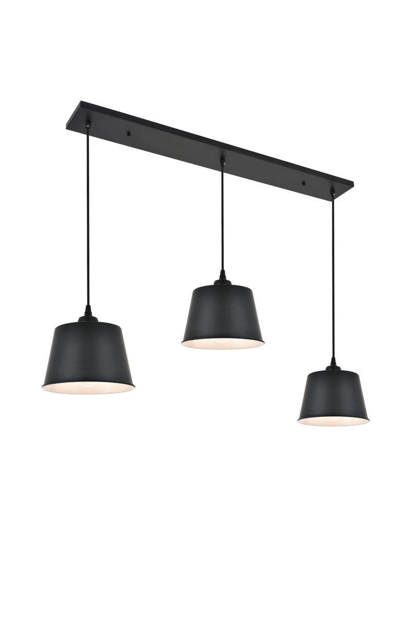 media image for Nota 3 Light Pendant Living District Ld4057D40Bk 11 287