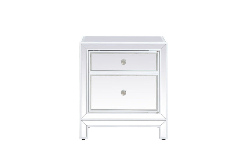 media image for Reflexion Nightstand Elegant Decor Mf72035Wh 3 247