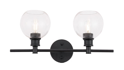 product image of Collier 2 Light Bath Sconces Living District Ld2314Bk 1 515