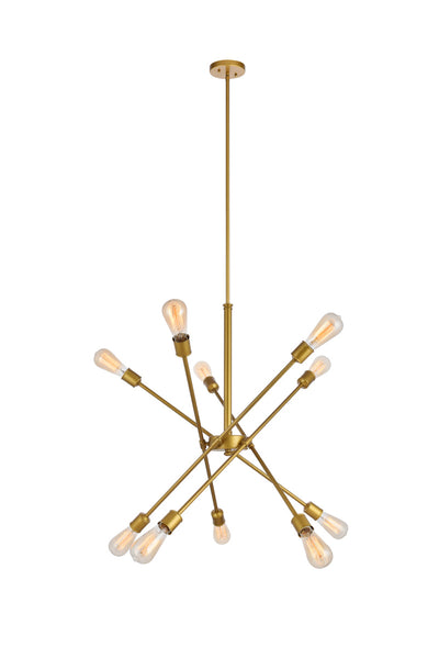 product image for Axel 10 Light Pendant Living District Ld8019D28Br 4 55