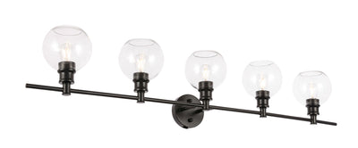 product image for Collier 5 Light Bath Sconces Living District Ld2326Bk 21 60