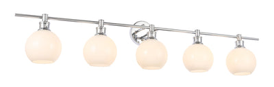 product image for Collier 5 Light Bath Sconces Living District Ld2326Bk 61 38