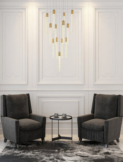 product image for Weston 13 Light Pendant Elegant Lighting 2066G26Bk 45 89