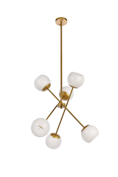 product image for Axl 6 Light Pendant Living District Ld656D24Bk 36 81