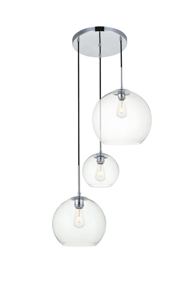 product image for Baxter 3 Light Pendant Living District Ld2208Bk 28 9