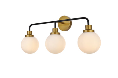 product image for Hanson 3 Light Bath Sconces Living District Ld7034W28Bk 11 11