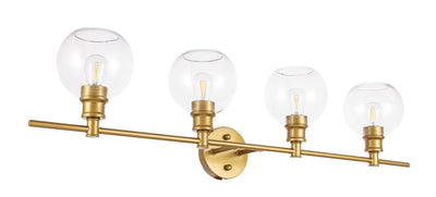 product image for Collier 4 Light Bath Sconces Living District Ld2322Bk 33 22