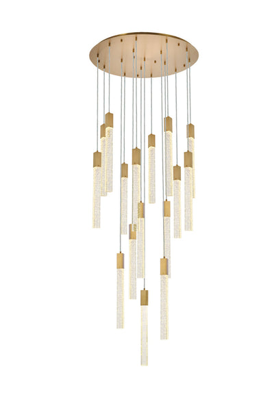 product image for Weston 16 Light Pendant Elegant Lighting 2066G30Bk 6 90