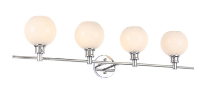 product image for Collier 4 Light Bath Sconces Living District Ld2322Bk 18 35