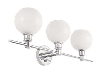 product image for Collier 3 Light Bath Sconces Living District Ld2318Bk 48 27