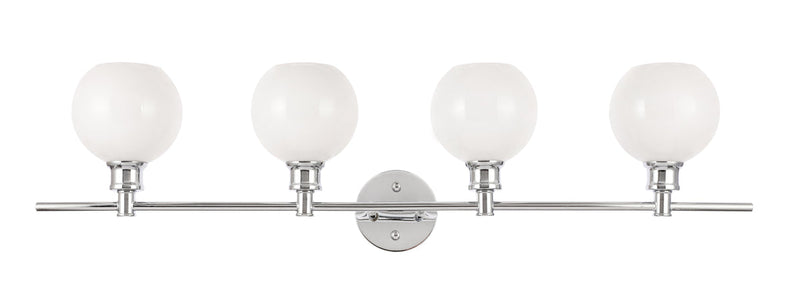 media image for Collier 4 Light Bath Sconces Living District Ld2322Bk 12 298