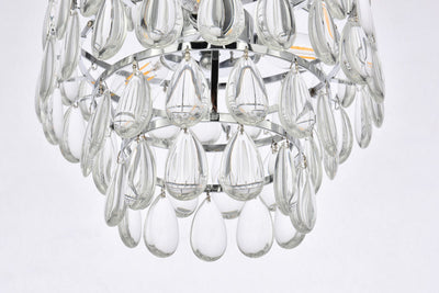 product image for Mila 3 Light Pendant Elegant Lighting 1102D12Bk 21 52