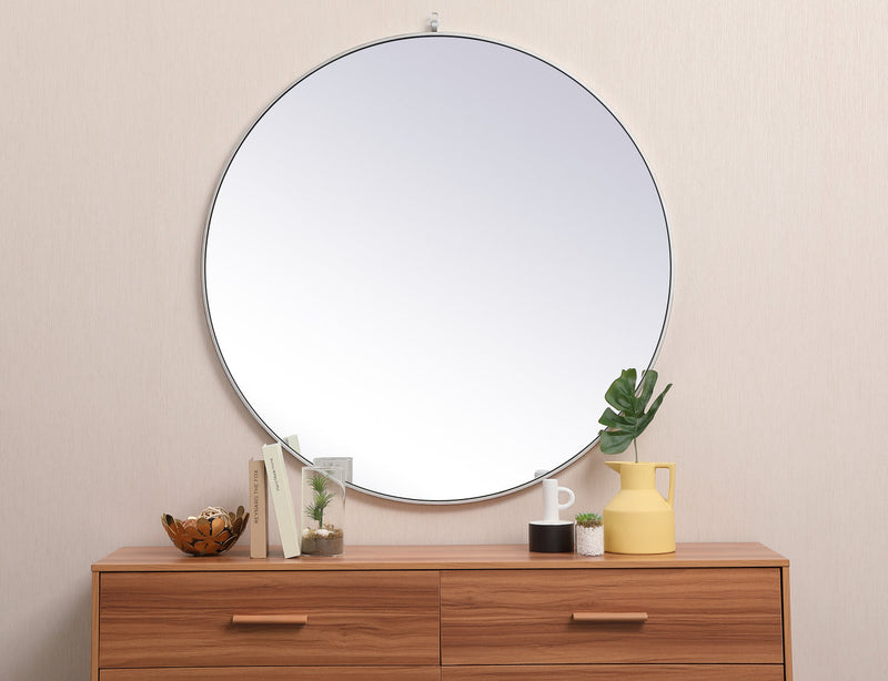 media image for Rowan Vanity Mirror Elegant Decor Mr4718Bk 63 280