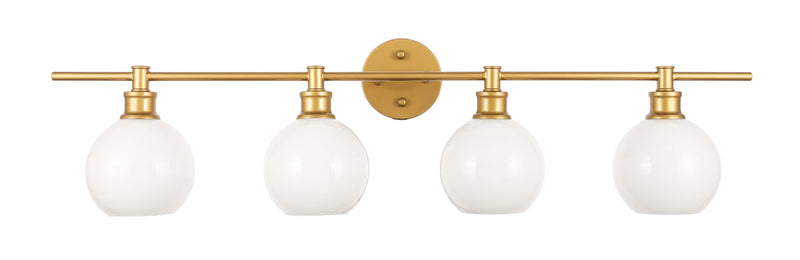 media image for Collier 4 Light Bath Sconces Living District Ld2322Bk 58 275