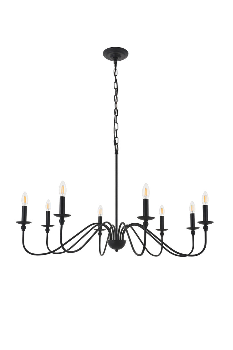 media image for Rohan 8 Light Pendant Living District Ld5006D42Mb 7 249