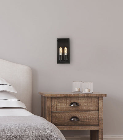 product image for Voir 2 Light Wall Sconce Living District Ld7055W6Bk 11 33