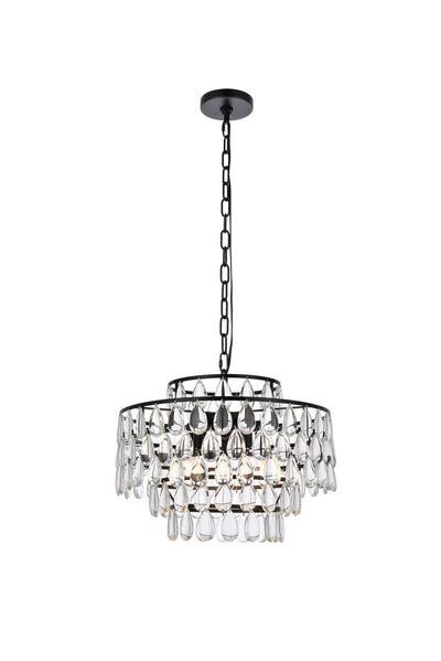 product image of Mila 5 Light Pendant Elegant Lighting 1102D18Bk 1 539