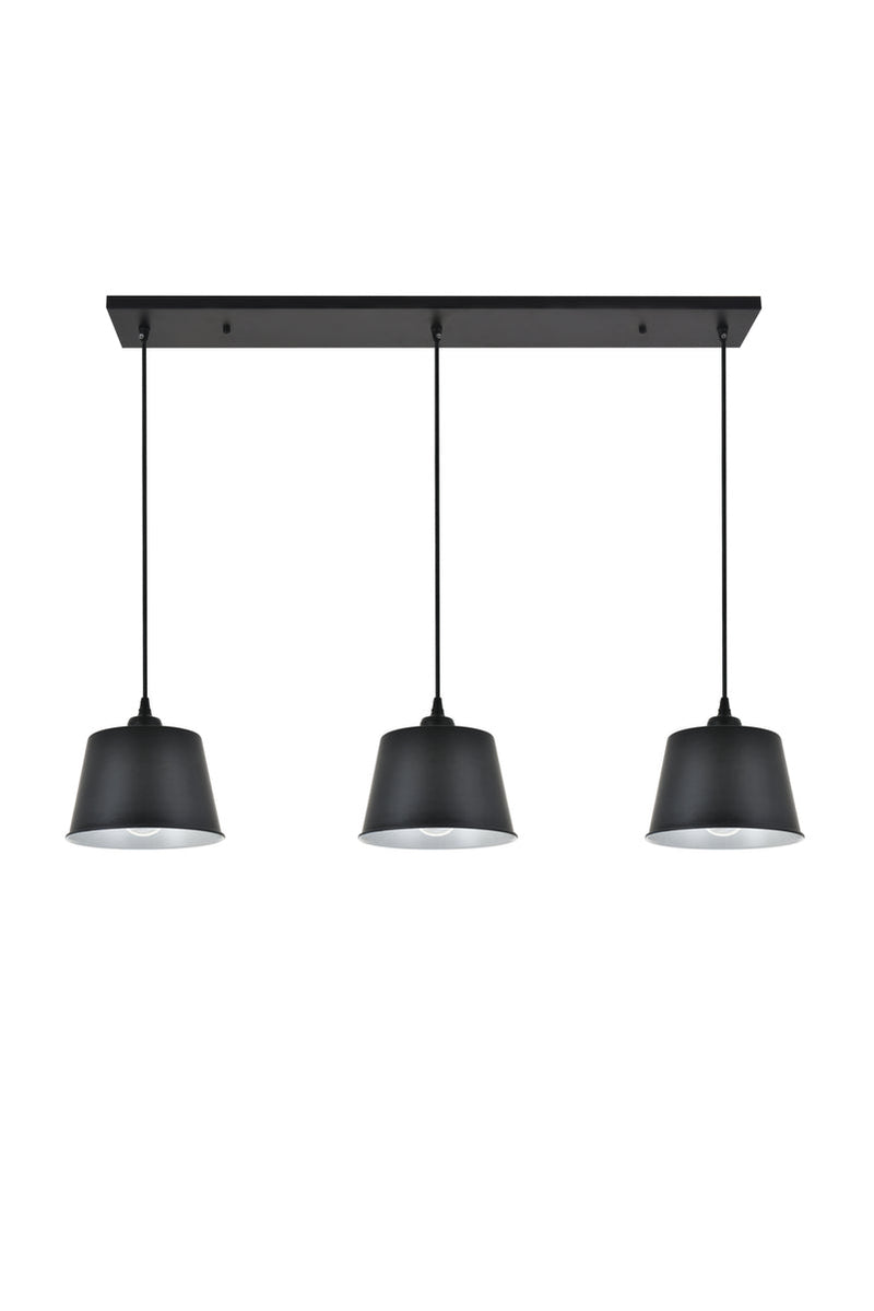 media image for Nota 3 Light Pendant Living District Ld4057D40Bk 3 226